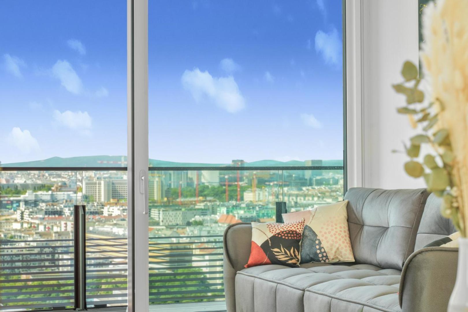 Luxury Penthouse I Rooftop Pool I Self Check-In Wiedeń Zewnętrze zdjęcie
