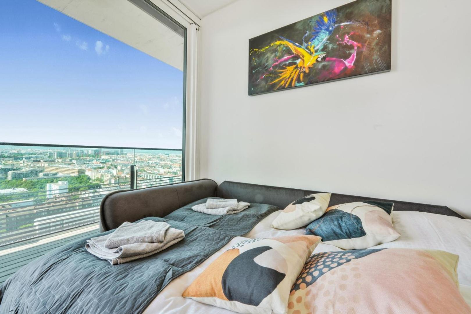 Luxury Penthouse I Rooftop Pool I Self Check-In Wiedeń Zewnętrze zdjęcie